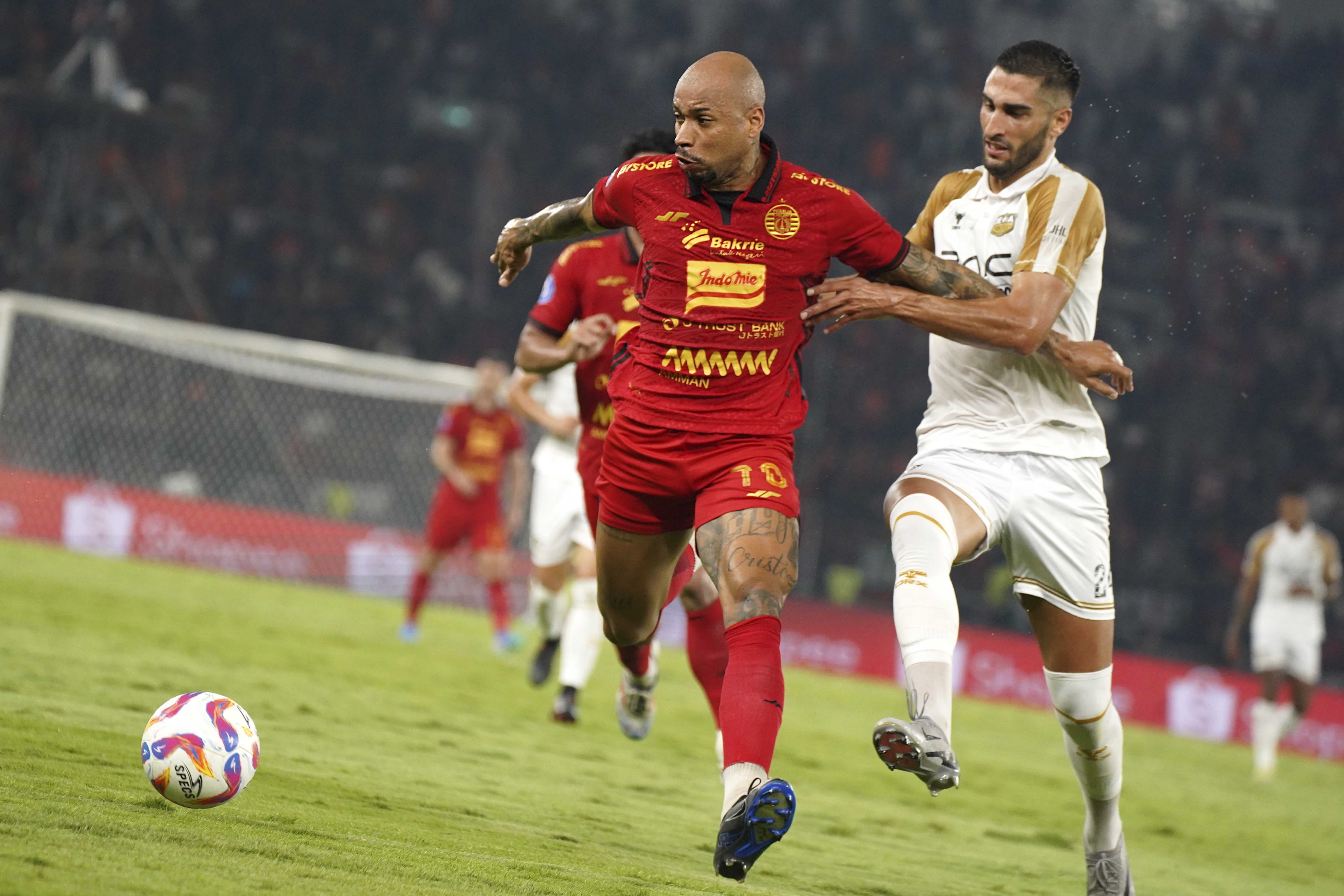 Laga Persija vs Dewa United berakhir imbang 1-1. Foto : Ist