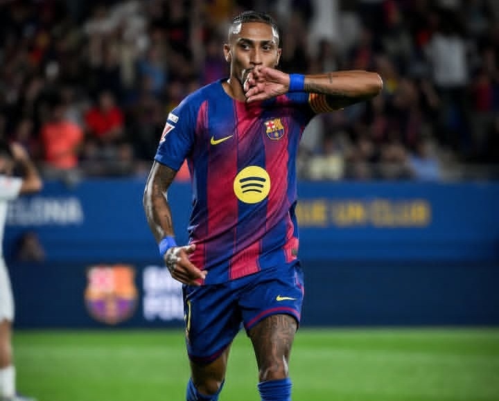 Bomber Barca asal Brazil Raphinha. Foto : Ist