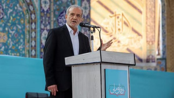 Presiden Iran Masoud Pezeshkian. Foto : Ist
