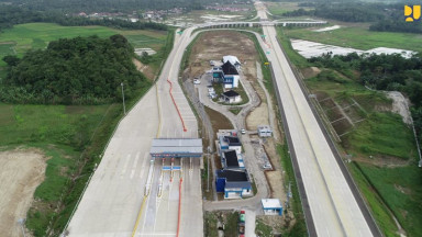 Jalan Tol Serang–Panimbang Seksi 2. Foto : Ist