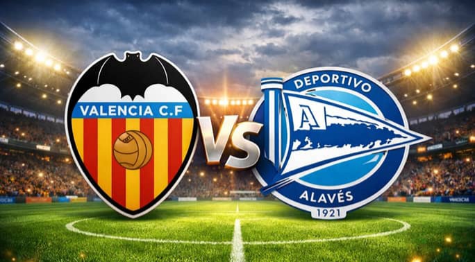 Laga Valencia FC menang dramatis 3-2 daro Alaves. Foto : Ist