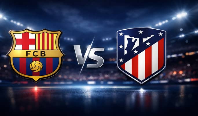 Laga Barca vs Atlético Madrid dimenangkan Atlético Madrid dengan skor 0-2. Foto : Ist