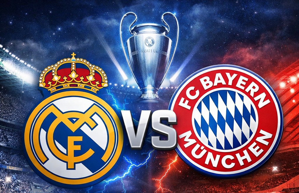 Bayer Muenchen menang agregat 6-4 dari Madrid dan melaju ke empat besar Liga Champions. Foto : Ist