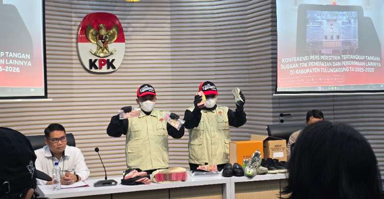 Konferensi pers KPK. Foto : Ist