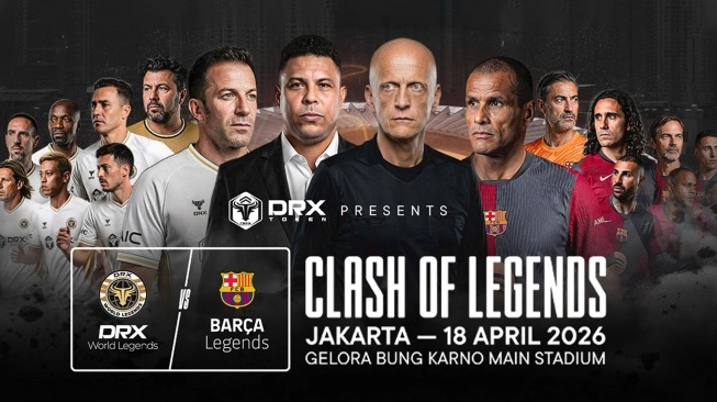 Clash of Legends akan digelar di GBK 18 April 2026. Foto : Ist