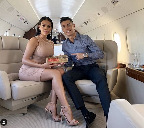 Cristiano Ronaldo dan Georgina Rodríguez. Foto : Ist