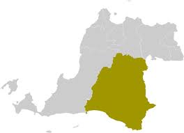 Ilustrasi peta Kabupaten Lebak.(Istimewa)