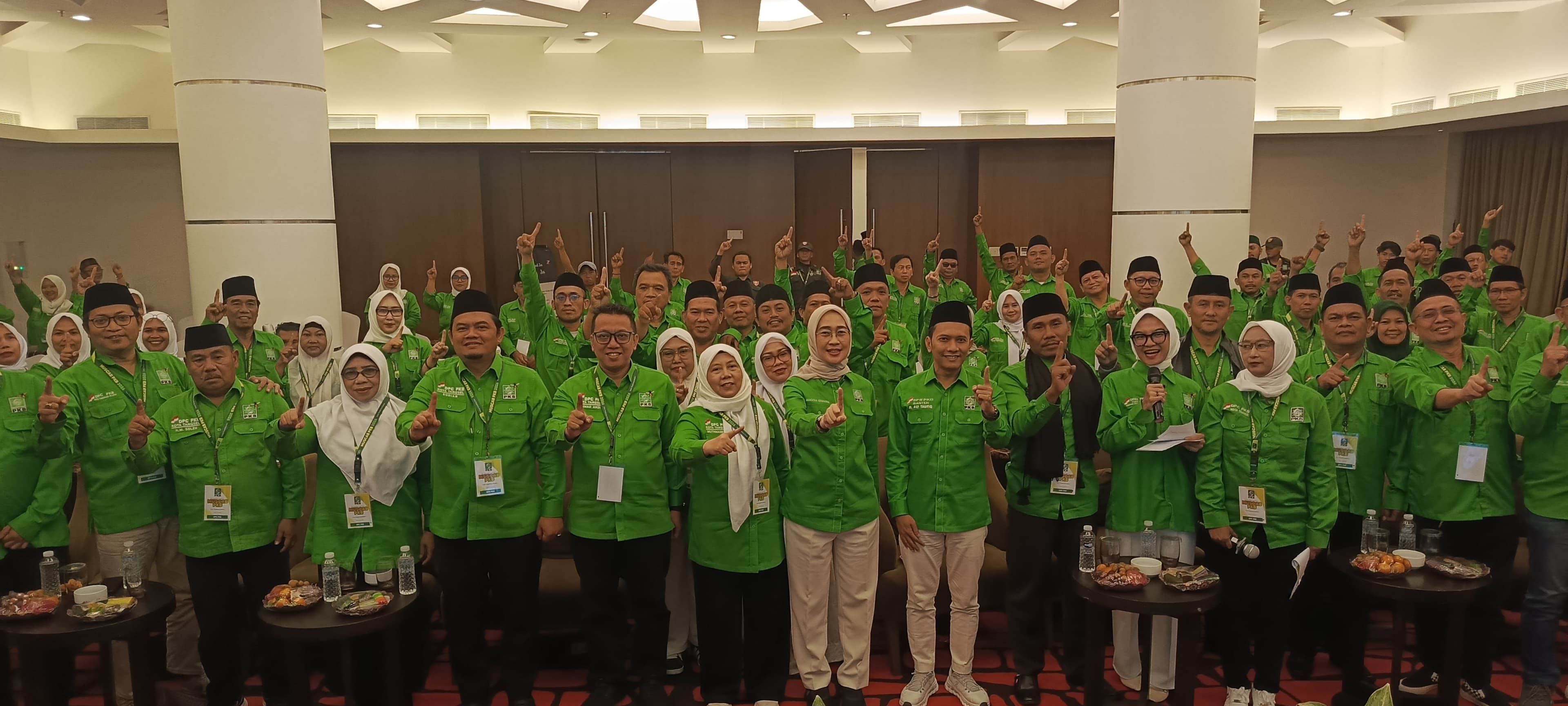 DPC PKB Kota Tamgsel gelar kegiatan Muscab. Enak lariat calon ketua terpilih dalam Muscab tersebut.