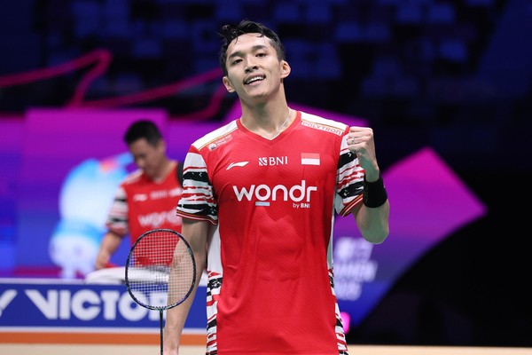 Andalan singel putra Indonesia Jonatan Christie. Foto : Ist