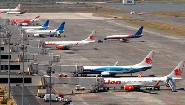 Pesawat parkir di Bandara. Foto : Ist