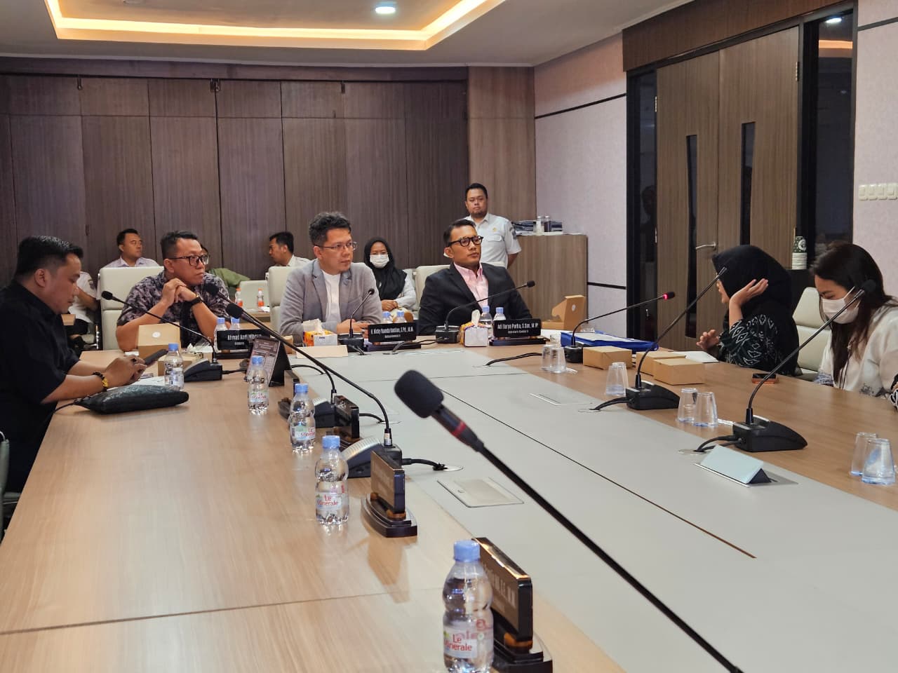 Komis II DPRD Kota Tangsel Laila RDP dengan korban KDRT.