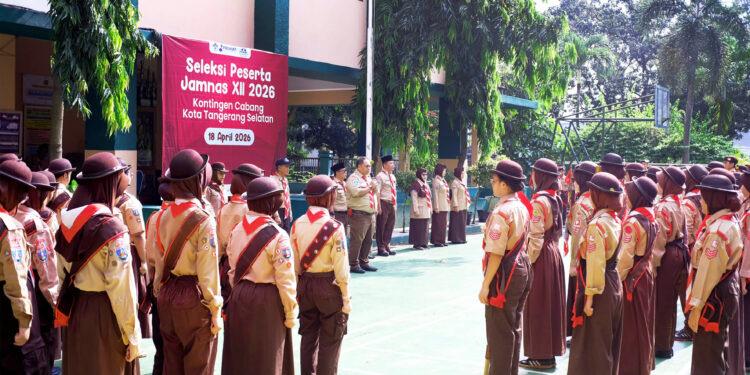 Kwartir Cabang (Kwarcab) Gerakan Pramuka Kota Tangsel menggelar seleksi calon peserta Jambore Nasional (Jamnas) XII Tahun 2026.