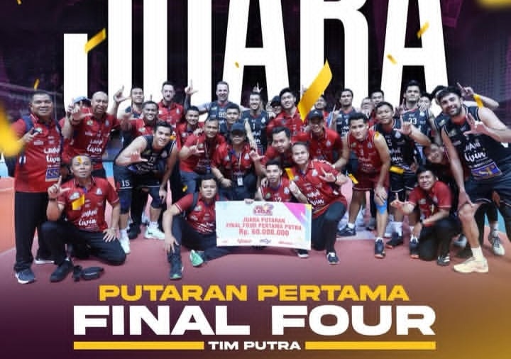LavAni Livin Transmedia keluar sebagai Juara Pertama Proliga 2026 Putaran pertama. Foto : Ist