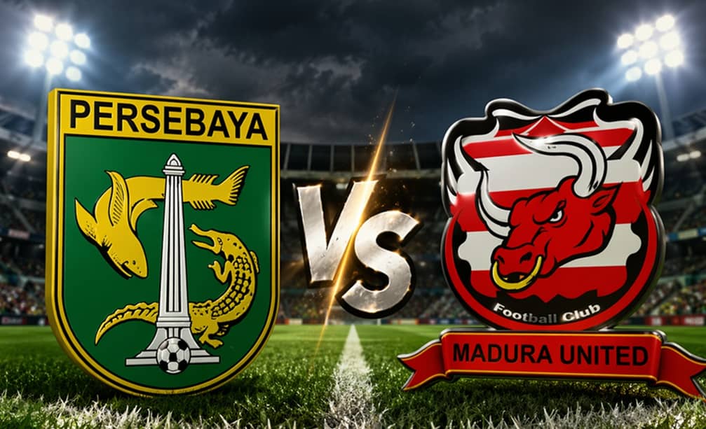 Laga Persebaya vs Madura United dimenangkan Madura United 2-1. Foto ; Ist