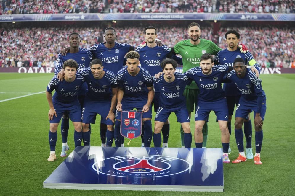 Skuad PSG siap menjamu Liverpool FC pada leg pertama perempat final Liga Champions UEFA. Foto : Ist
