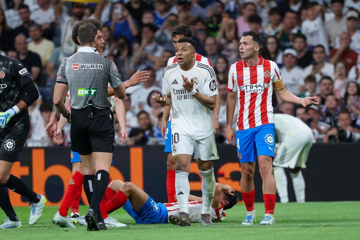 Laga Real Madrid vs Girona berakhir seri 1-1. Foto : Ist