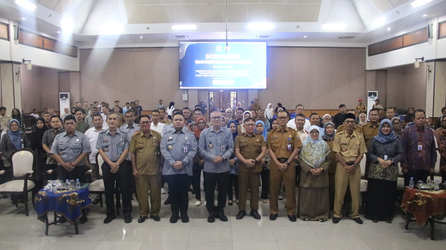 Sosialisasi merek kolektif dan perseroan perorangan bagi 100 orang masyarakat di Kabupaten Lebak. Foto : Dok Humas Kemenkum Banten