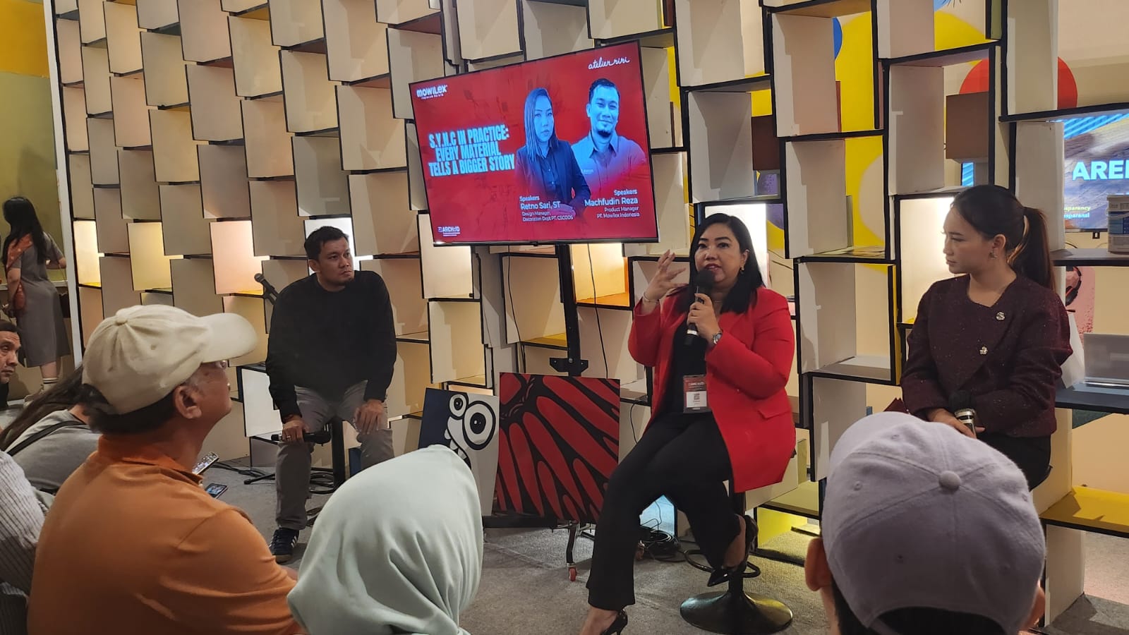 Rangkaian talkshow S.Y.N.C di ARCH:ID 2026 yang digelar di ICE BSD City, pada Minggu, (26/4). (Ist)
