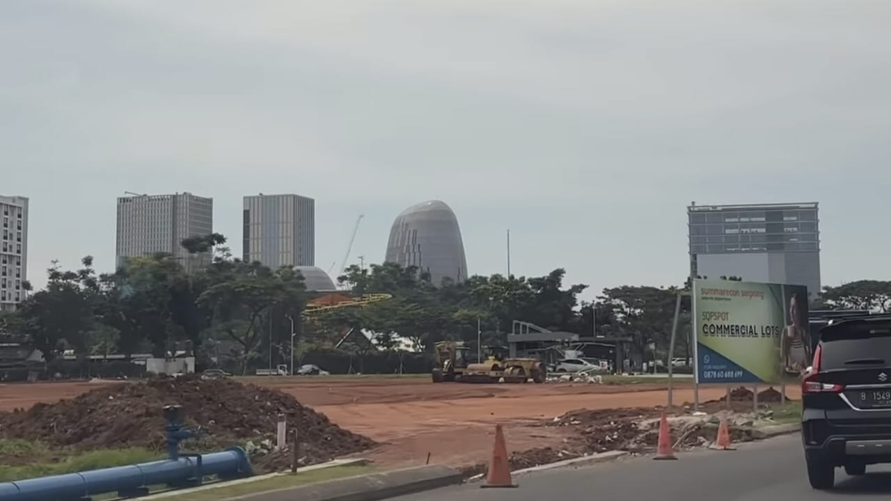 Kawasan baru di Scientia Square Park. Foto : Emir MG