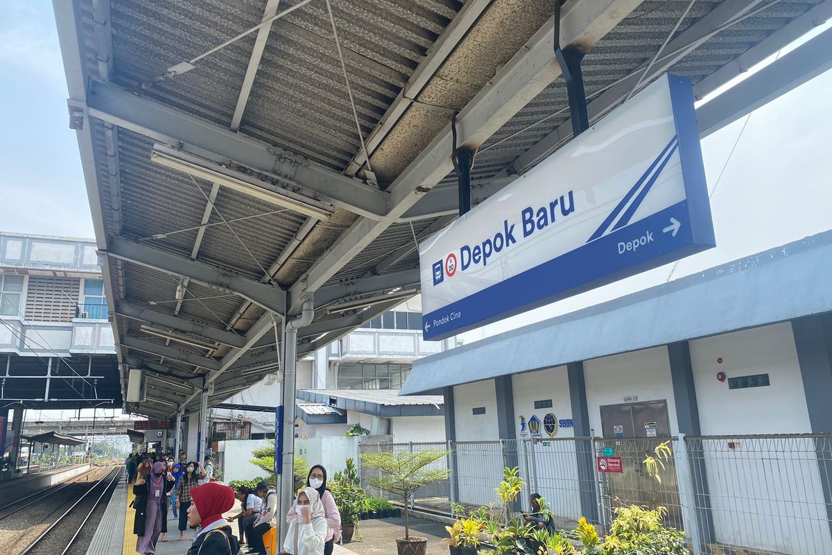 Stasiun Depok Baru. Foto : Ist