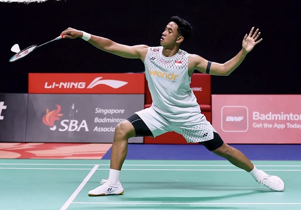 Alwi Farhan terhenti di Semifinal Singapore Open 2026 oleh Alex Lanier. Foto : Ist