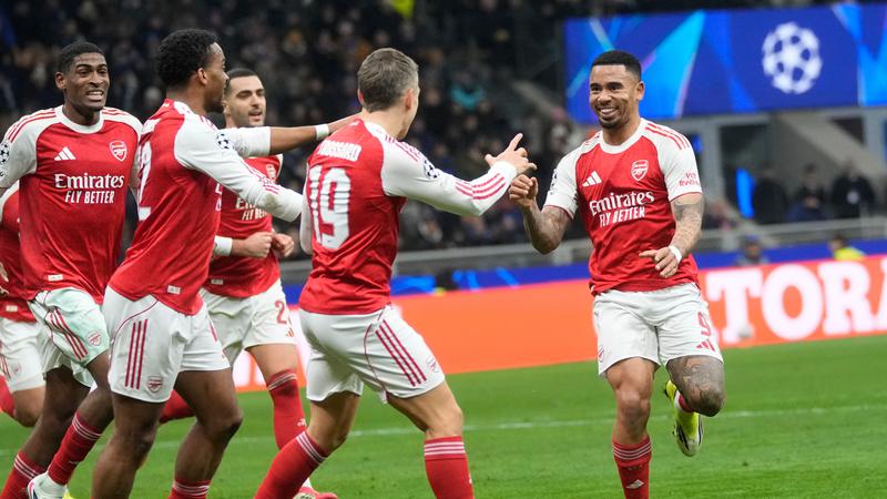 Selebrasi skuad Arsenal usai menang 1-0 West Ham United. Foto : Ist dari