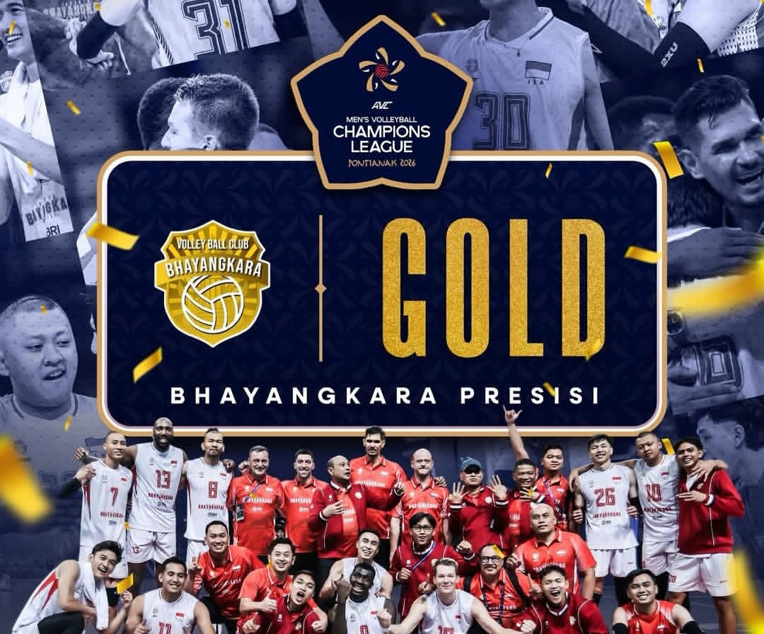 Klub bola voli Jakarta Bhayangkara menjuarai AVC Men's Champions League 2026. Foto : Ist