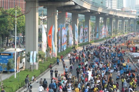 Suasana CFD Kuningan. Foto : Ist