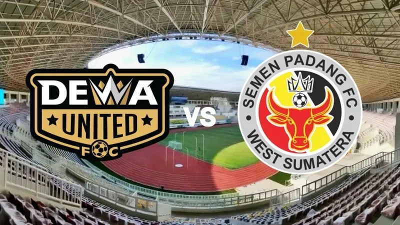 Dewa United akan menjamu Semen Padang akan tersaji  di Banten International Stadium, Minggu (3/5/2026). Foto : Ist