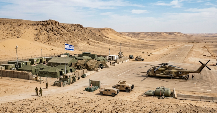 Ilustrasi pangkalan Israel di Irak. Foto : Ist