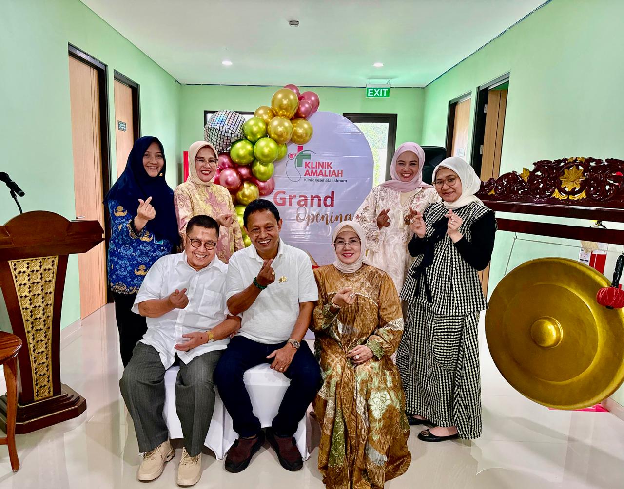 Peresmian Klinik Amaliah di Lengkong Gudang, Kecamatan Serpong pada Rabu (20/5).