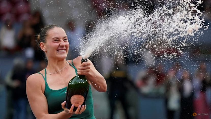 Marta Kostyuk mengukir sejarah manis dengan menjuarai Madrid Open 2026. Foto : Ist