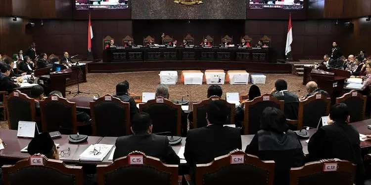 Ilustrasi sidang di MK. Foto : Ist