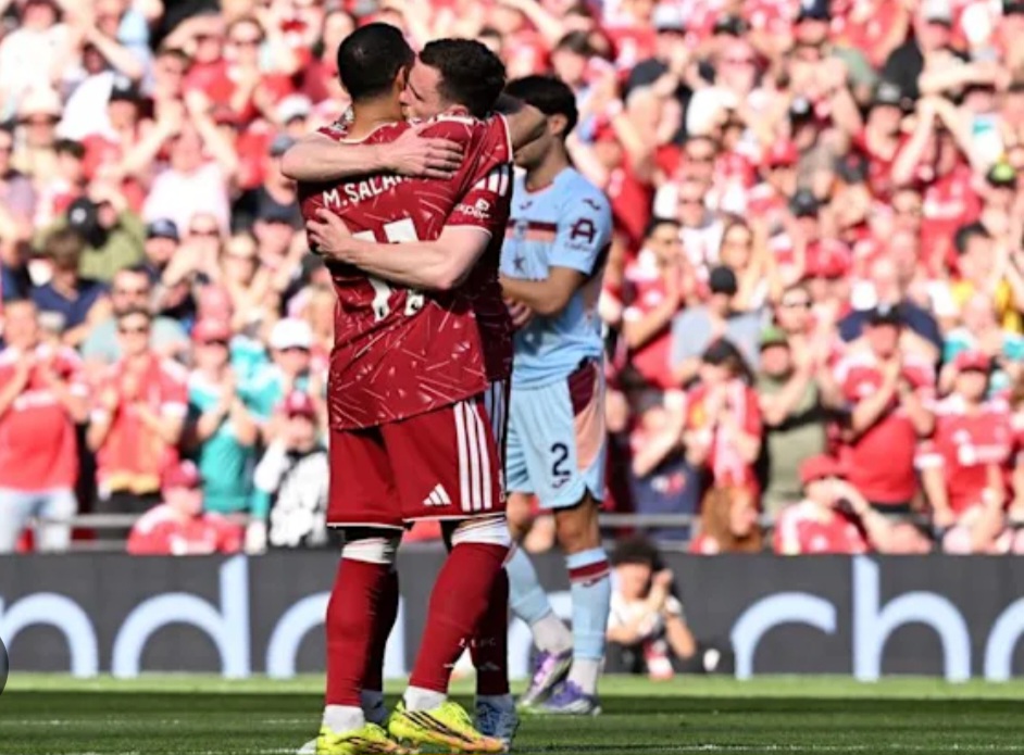 Laga perpisahan Mohamad Salah di Liverpool. Foto : Ist