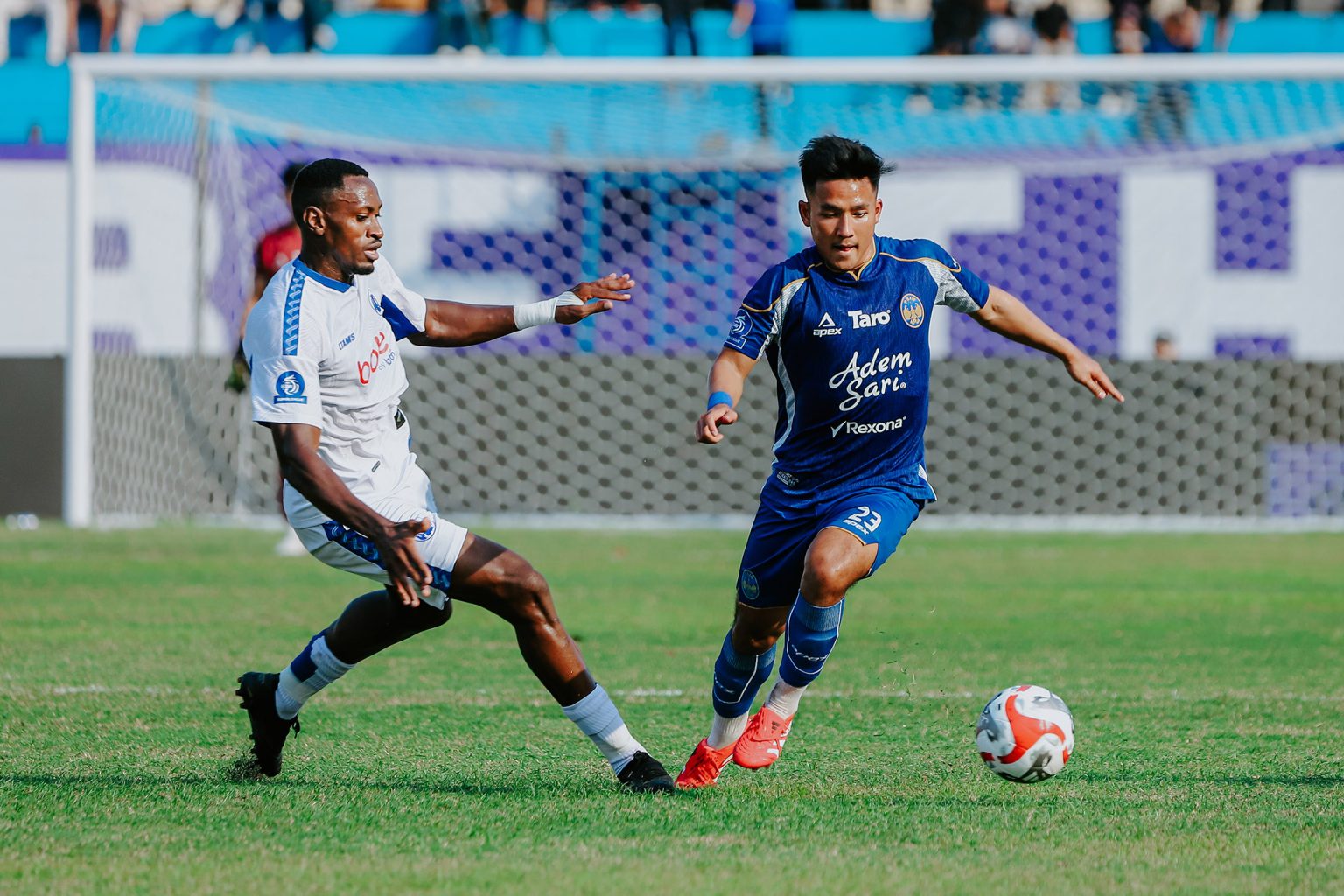 Laga tuan rumah PSIM kalah 0-1 dari tamu nya Persita. Foto : Ist