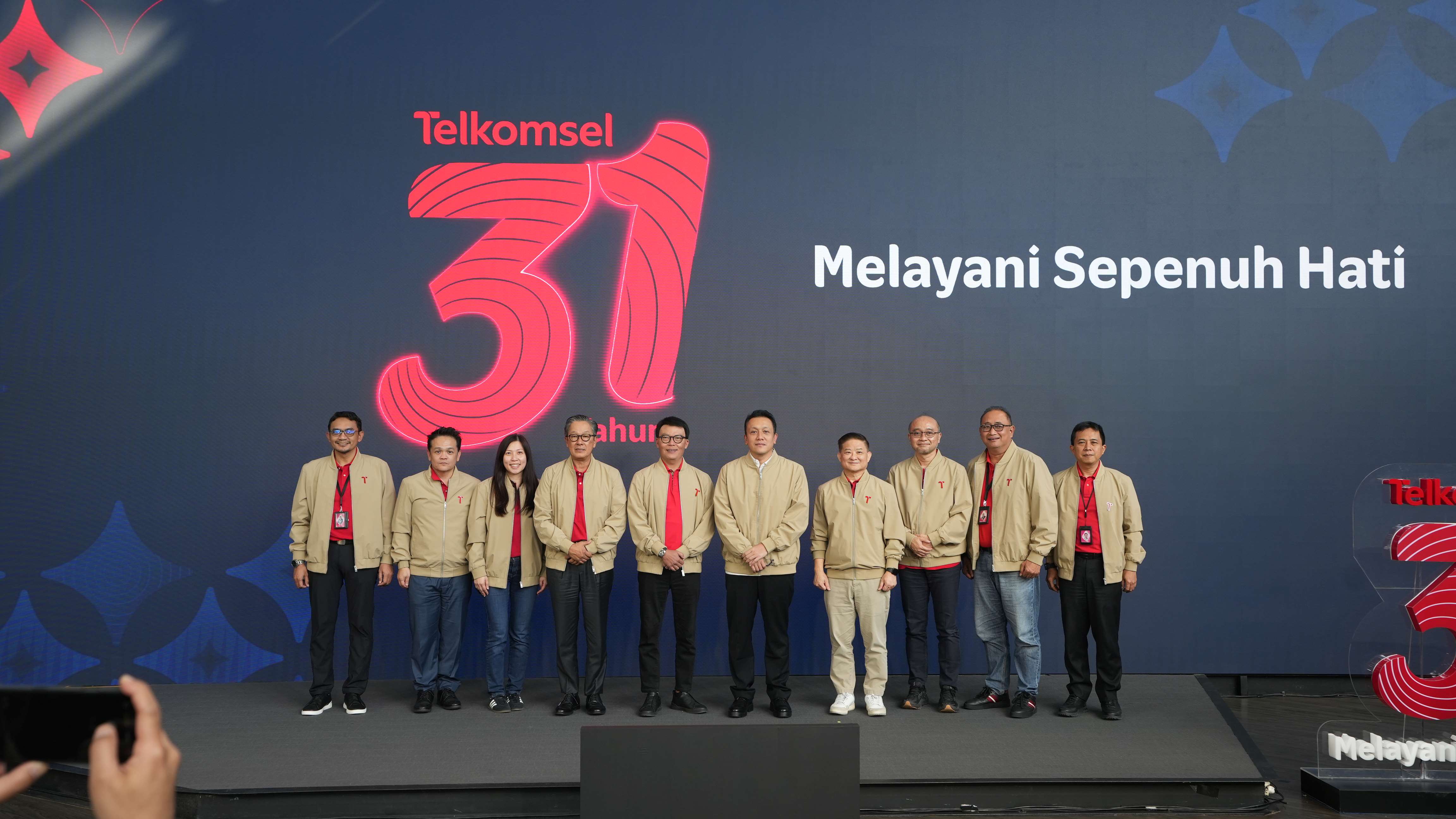 31 tahun Telkomsel Melayani Sepenuh Hati.(Istimewa)