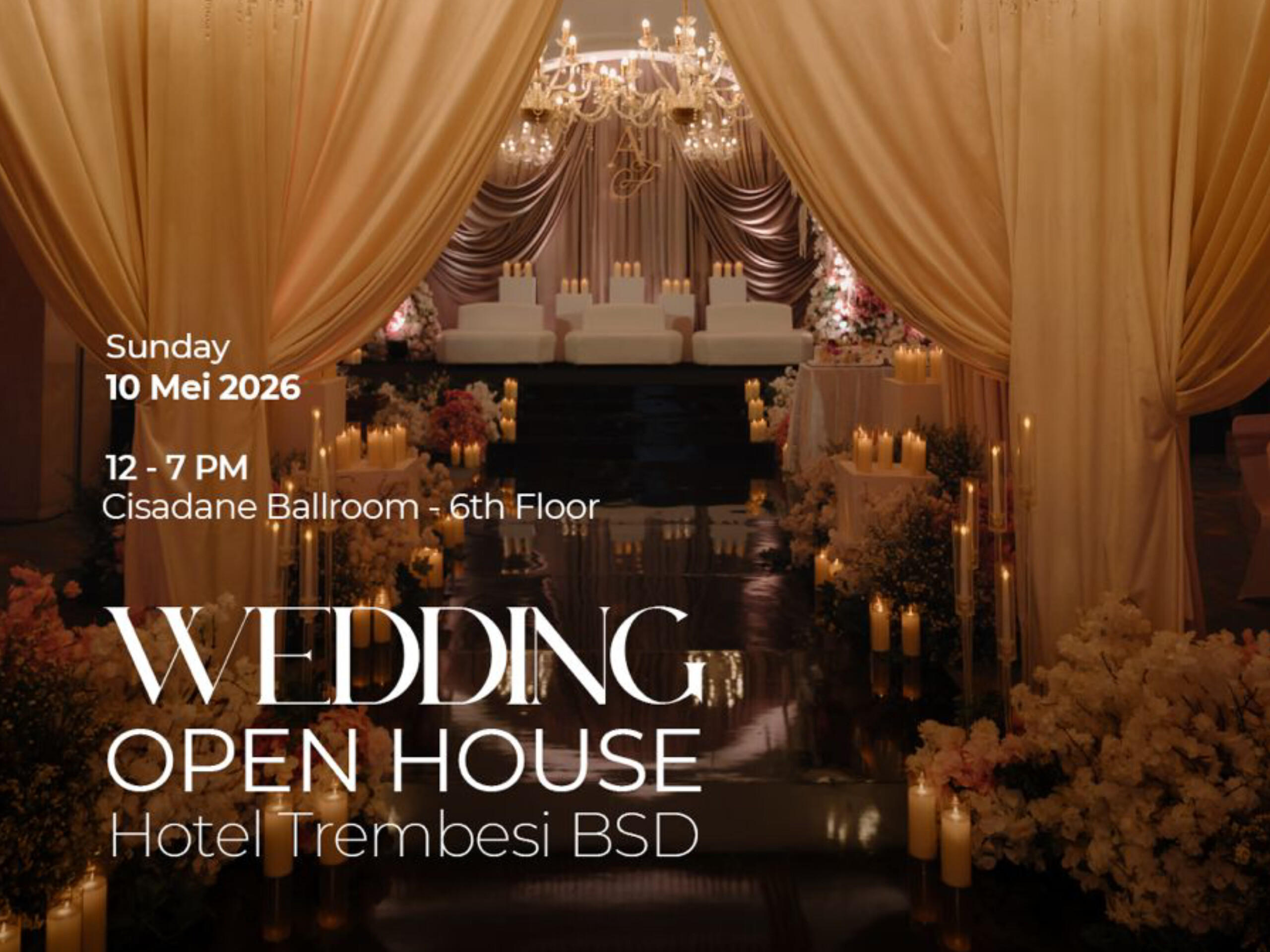 Trembesi Hotel BSD menggelar Wedding Open House 10 Mei 2026. (Ist)