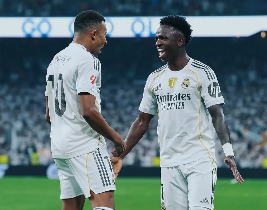 Bomber Real Madrid Mbappe dan Vinicius Jr. Foto : Ist