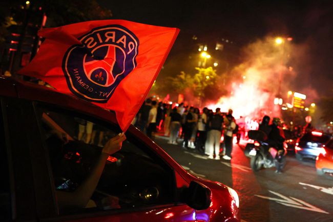 Kerusuhan di Peancis sambut kemenangan PSG Juara Liga Champions. Foto : Ist