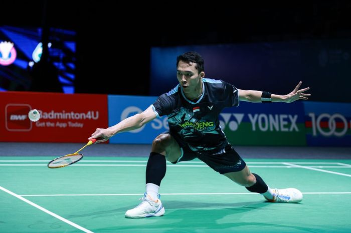 Tunggal putra andalan Indonesia Jojo berhasil melangkah ke Final Infonesia Open 2026. Foto : Ist