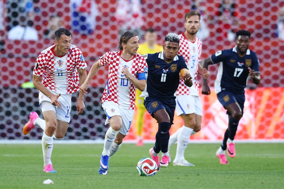 Laga di group L antara Kroasia vs Panama dimenangkan Kroasia 1-0. Foto : Ist