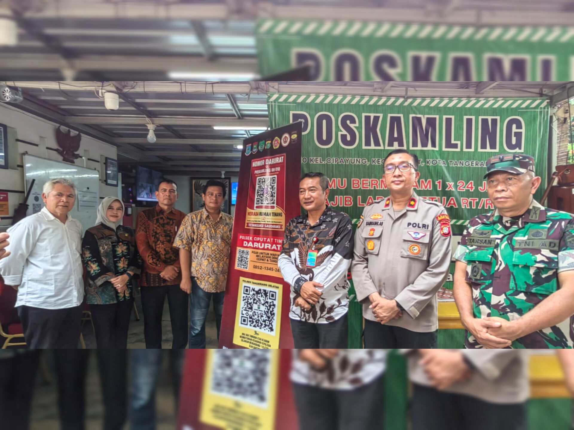 Poskamling RW 10 Kelurahan Cipayung, Kecamatan Ciputat, Kota Tangerang Selatan (Tangsel). (tangselpos.id/rmn)