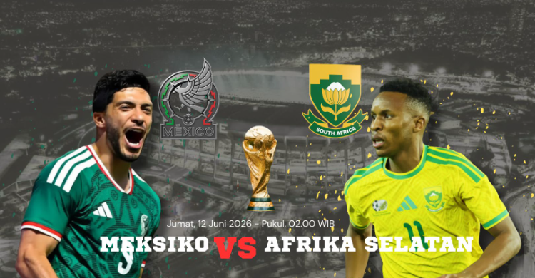 Laga pembuka Meksiko vs Afrika Selatan. Foto : Ist