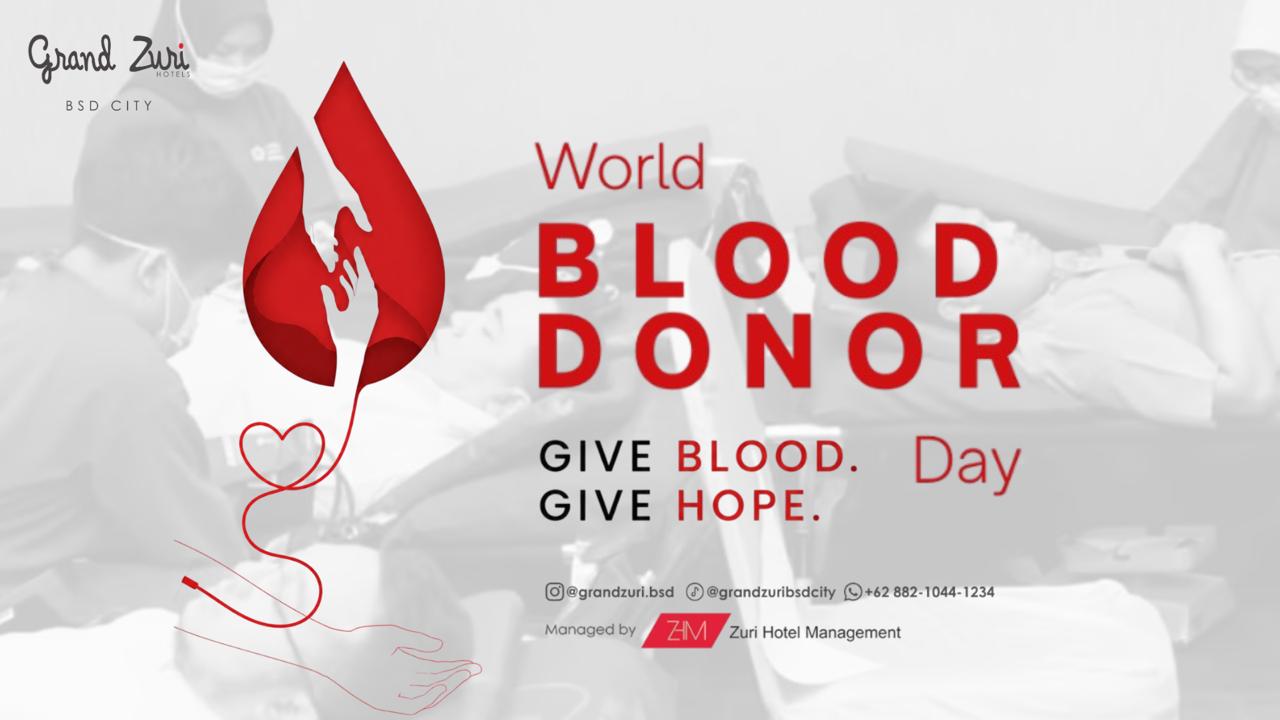 Grand Zuri BSD City menggelar aksi donor darah sebagai bentuk kepedulian sosial terhadap masyarakat sekaligus mendukung ketersediaan stok darah. (Ist)