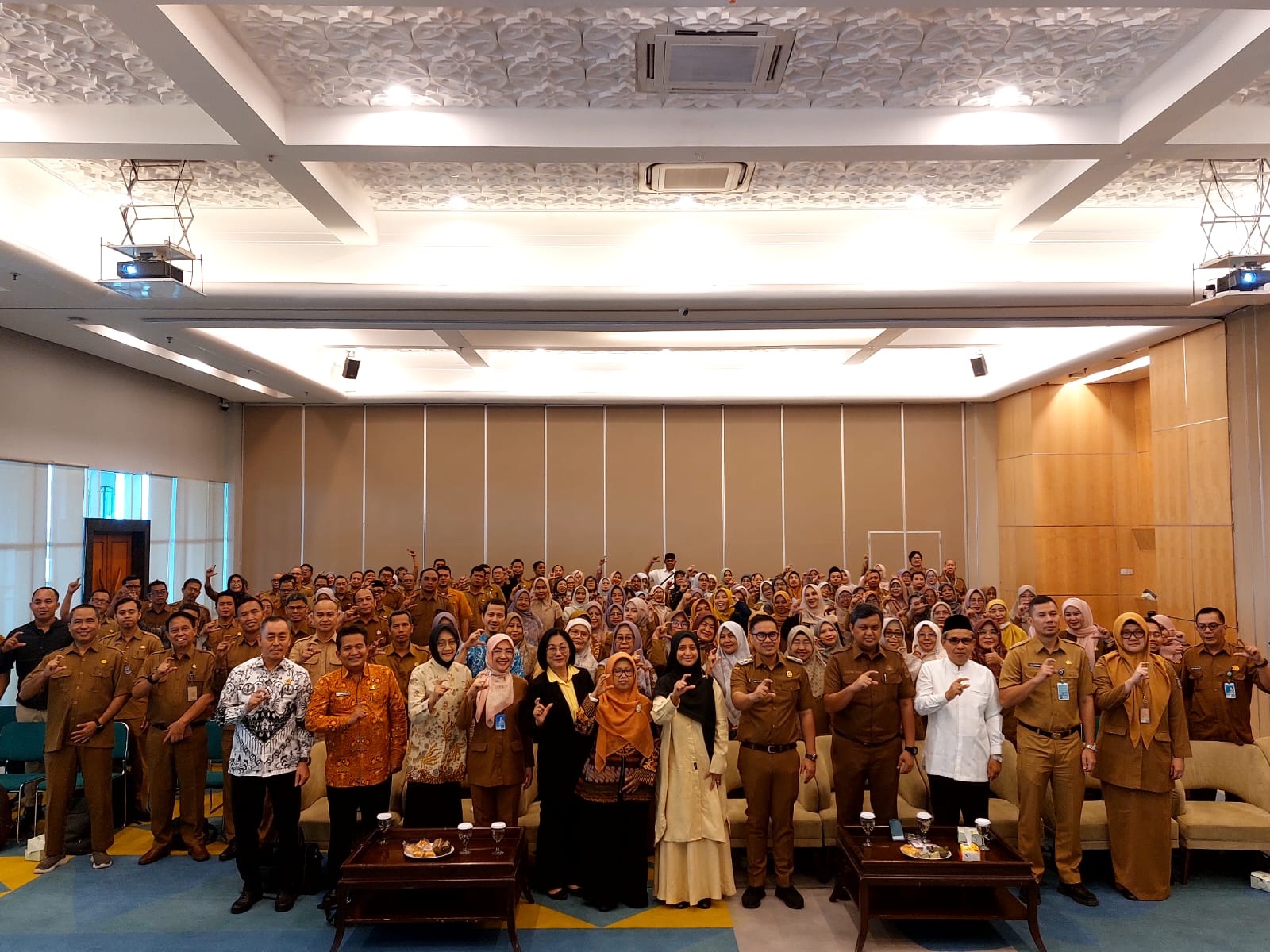 Sosialisasi PP Tunas dan Penguatan Layanan Pendidikan Inklusif serta Budaya Sekolah Aman dan Nyaman (BSAN) yang digelar di Puspemkot Tangsel, Selasa (23/6). Foto : Ist
