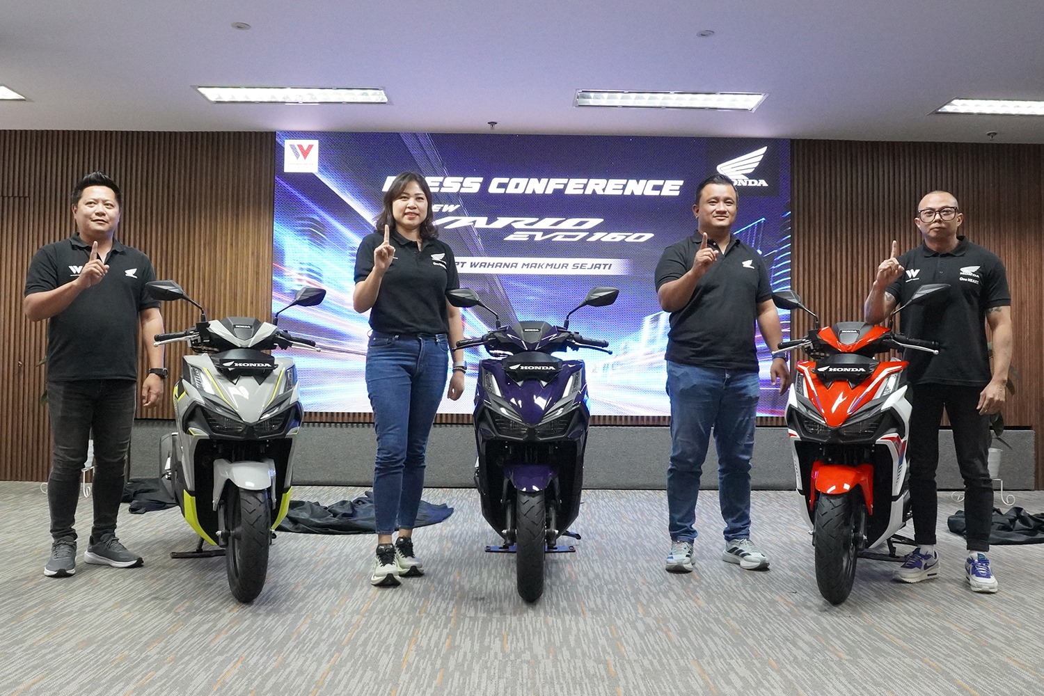 PT WMS resmi kenalkan New Honda Vario EVO 160 di Jakarta Fair Kemayoran, Jakarta Pusat, Kamis (25/06/2026).(Foto: dok/WMS).