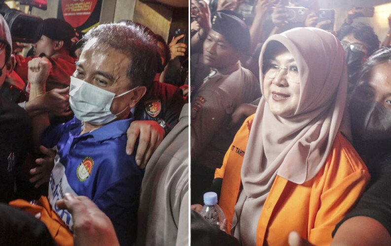 Roy Suryo dan dr. Tifa diamankan aparat terkait kasus ijazah palsu Jokowi. Foto :  Ist