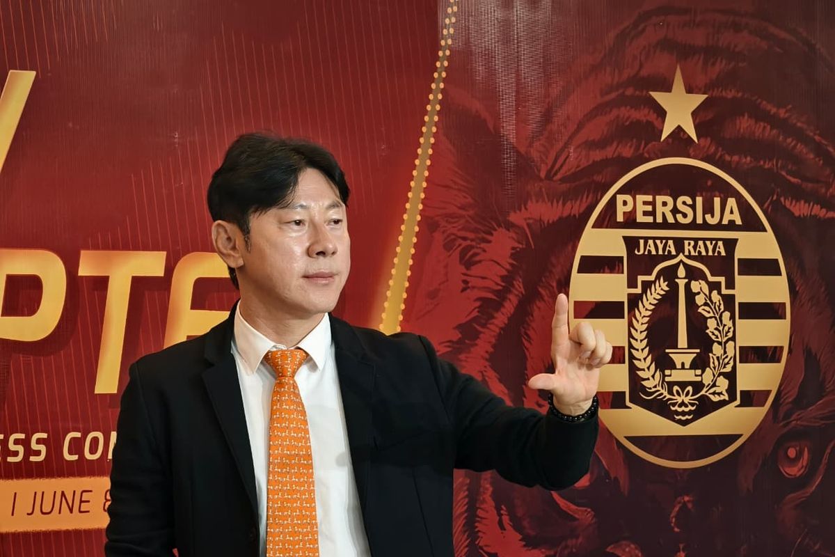 Shin Tae-yong arsitek baru Persija. Foto : Ist