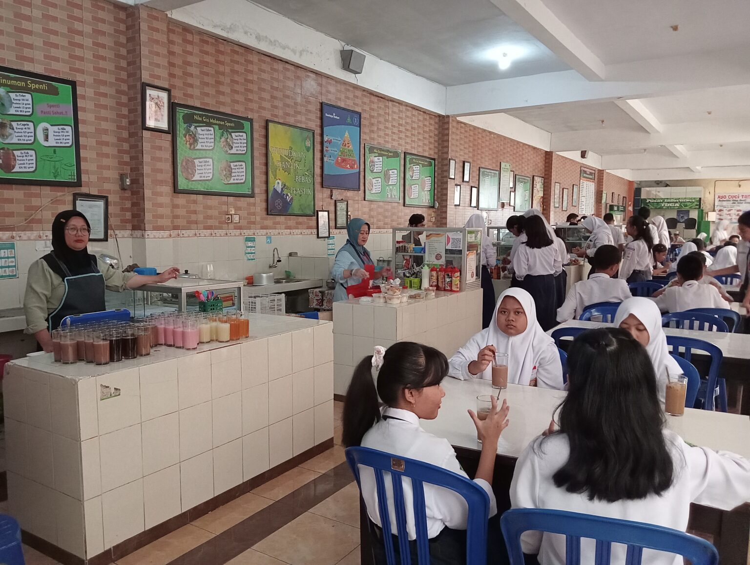 Ilustrasi kantin sekolah. Foto : Ist