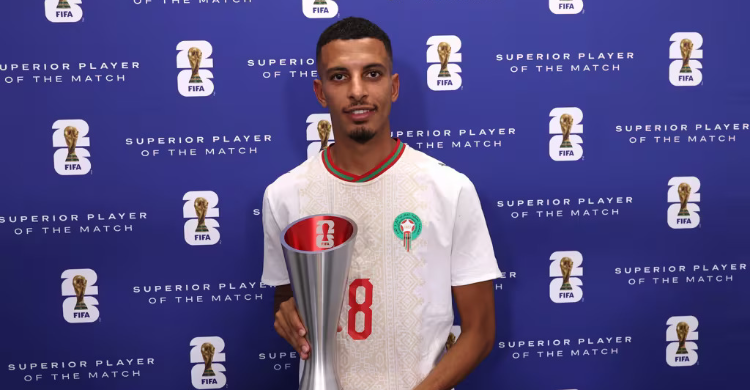 Borong 2 gol Ounahi antar Maroko melaju ke perempat ginal Piala Dunia 2026. Foto ; Ist